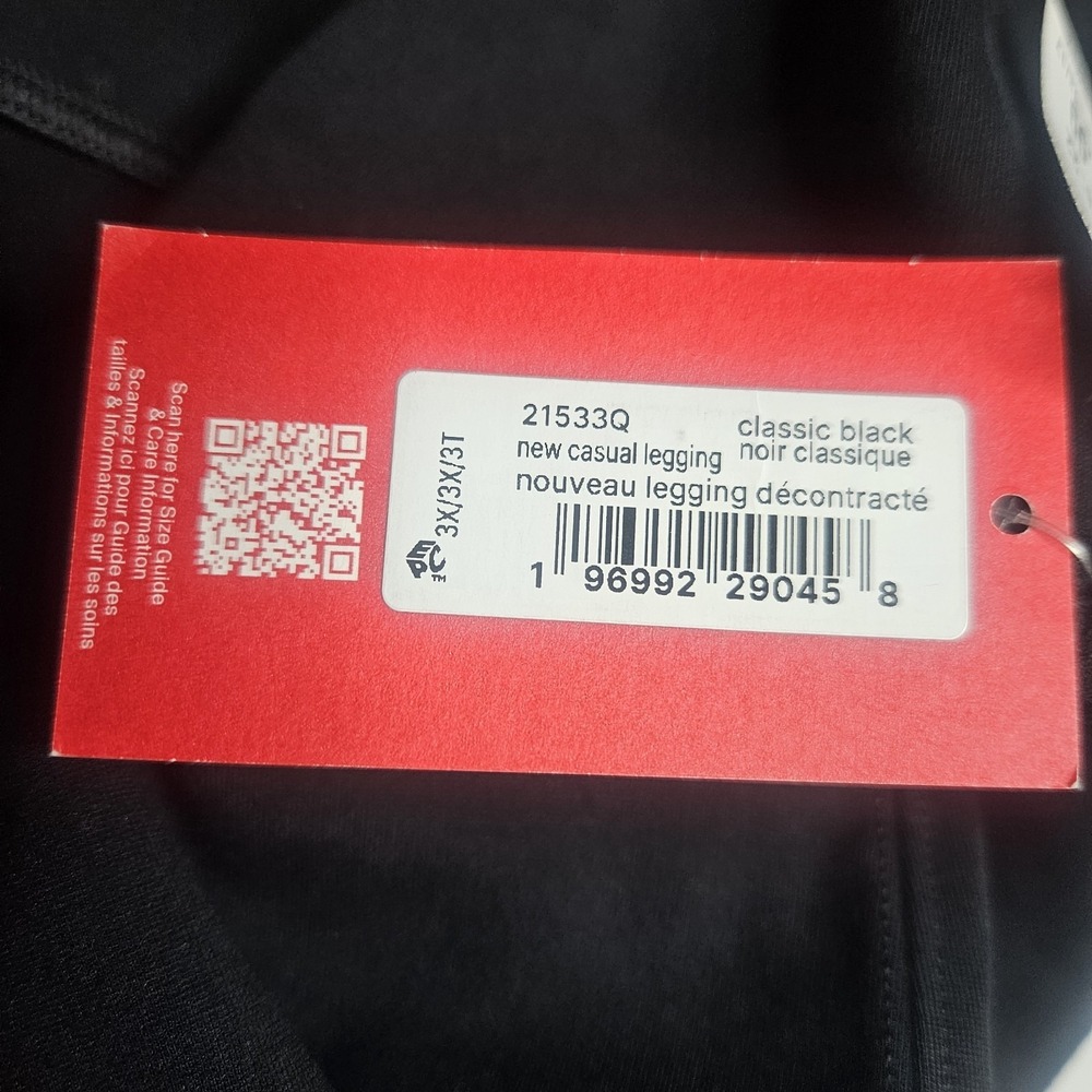 Spanx Womens New Casual Leggings 3X Petite Classic Black Pants  Shaper NWT - Picture 4 of 15